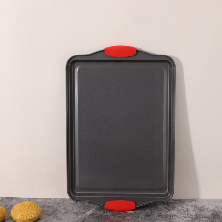 Kitchen Utensils Silicone Handle Baking Pan Set of 3